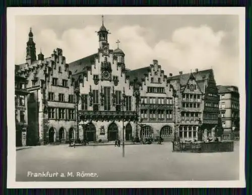 8x Foto Frankfurt am Main, diverse Ansichten um 1940