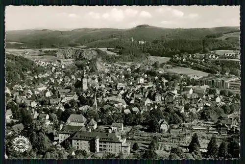 Foto AK Attendorn im Sauerland Teilansicht Panorama - Karte Schöning Luftbild