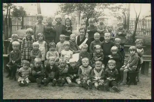 Foto AK Datteln Ruhrgebiet Kreis Recklinghausen Jungs Mädchen Kindergarten 1930