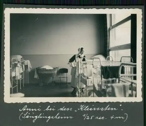 6x Foto Pirmasens am Pfälzerwald 1938 Kindergarten Säuglingsstation Schwestern