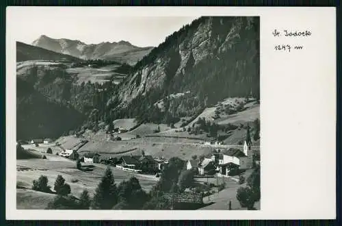 Foto AK St. Sankt Jodok am Brenner Tirol Falstal, Valstal Panorama 1938 gelaufen