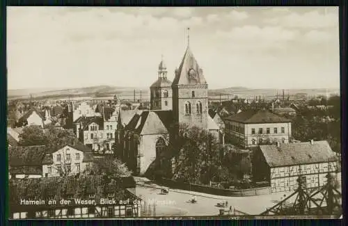 Foto AK Hameln Weser, Blick auf das Münster und Teile der Stadt 1926 gelaufen