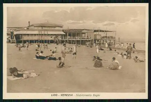 AK Venezia Venedig Veneto Lido, La Terrazza del Grande Stabilimento Bagni