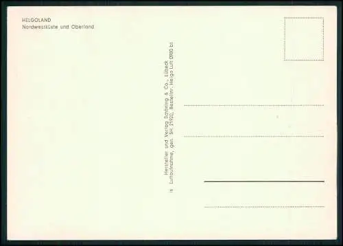 5x Ansichtskarte Postkarte Insel Helgoland in Schleswig Holstein diverse Ansicht