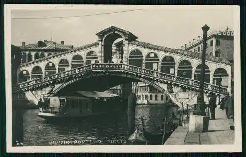 5x alte Foto AK Ansichtskarte Postkarte Venezia Venedig Veneto diverse Ansichten