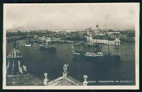 5x alte Foto AK Ansichtskarte Postkarte Venezia Venedig Veneto diverse Ansichten