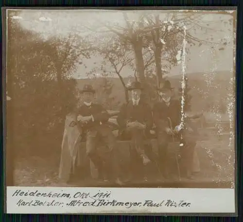 13x Foto Heidenheim an der Brenz diverse Ansichten um 1910