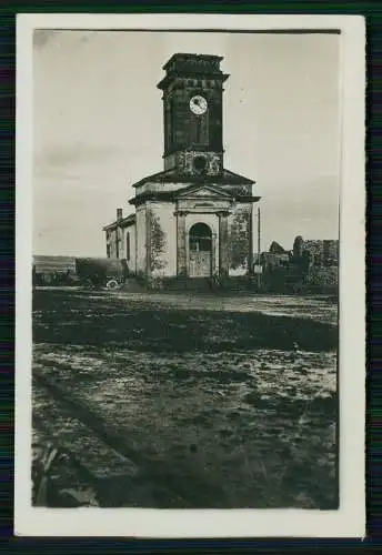 Foto 1. WK Nonhigny Meurthe et Moselle, Zerstörte Kirche Kriegstrümmer 1916