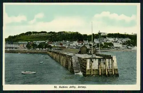 AK Jersey Insel im Ärmelkanal - St. Aubins Jetty, Jersey