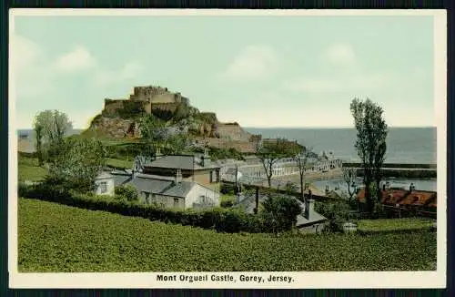 AK Jersey Insel im Ärmelkanal - Mont Orgueil Castle, Gorey, Jersey