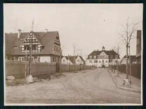 Foto Teutschenthal im Saalekreis Straße Blick auf das Krankenhaus 1936