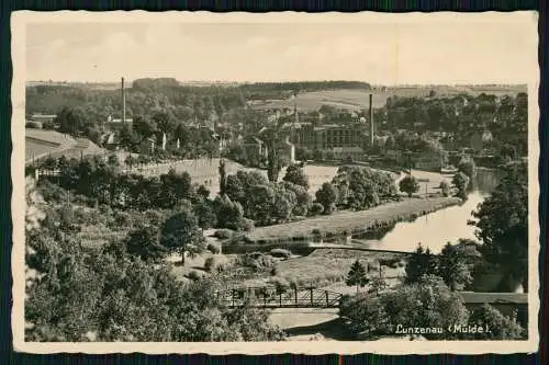 Foto AK Lunzenau Granulitgebirge  Zwickauer Mulde b. Chemnitz 1938 gelaufen