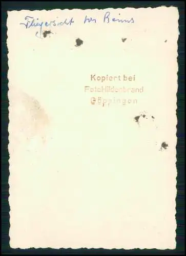 4x Foto Fliegeraufnahme Luftbild Wehrmacht Reims Marne uvm. Frankreich 1941
