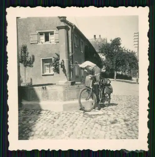 Foto Ferienfahrt 1937 mit Fahrrad Eifel Pfalz Saar Freiburg Schwarzwald Bodensee