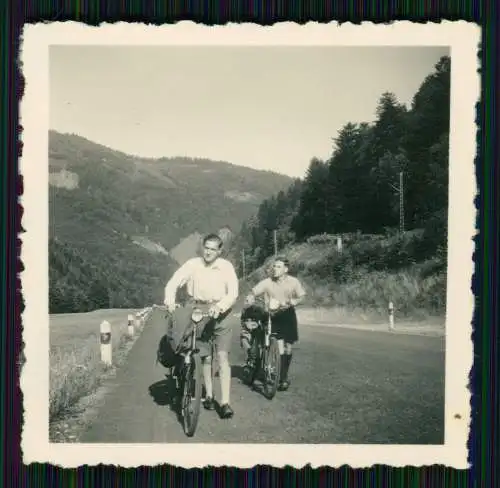 Foto Ferienfahrt 1937 mit Fahrrad Eifel Pfalz Saar Freiburg Schwarzwald Bodensee