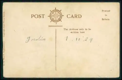 Foto AK Dampfer Schiff H.M.T. HMHS Somersetshire British Hospital ship 1929