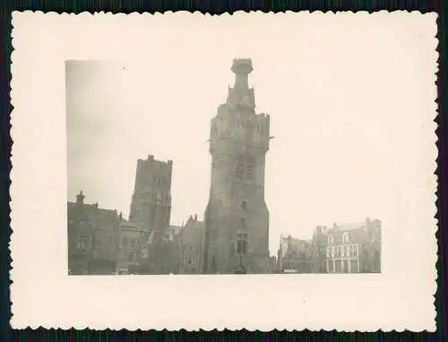 Foto Béthune Pas de Calais Kriegszerstörung Frankreich 1940-41