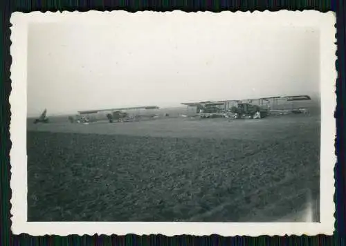 3x Foto Flugzeug Aircraft Belgien Frankreich Bruch zerstört