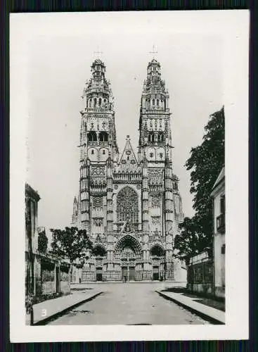 10x Foto Tours Indre et Loire Frankreich diverse Ansichten 1940