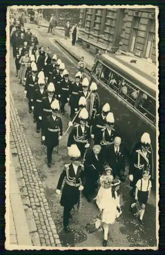 3x Foto AK Eucharistische Ehrengarde Uniform  W. Vierheller Fotograf Wuppertal