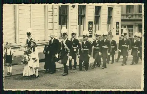 4x Foto AK Eucharistische Ehrengarde Uniform  W. Vierheller Fotograf Wuppertal