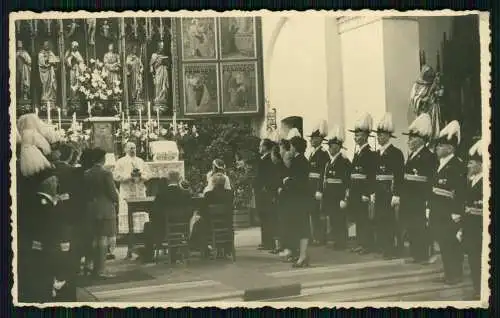 4x Foto AK Eucharistische Ehrengarde Uniform  W. Vierheller Fotograf Wuppertal