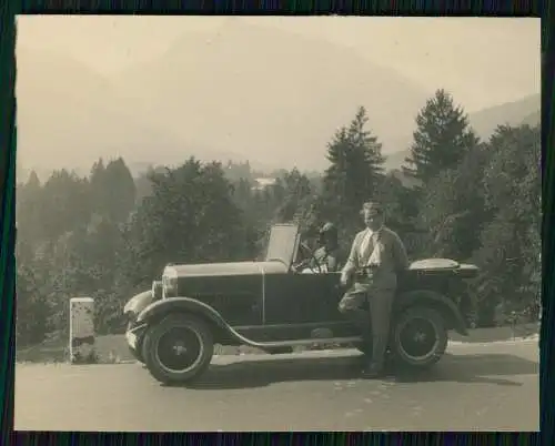 Foto Opel 1934-36 Auto PKW Oldtimer Reise Berchtesgadener Land