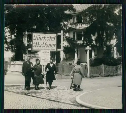 5x Foto Bad Tölz am Kurhotel Madlener Kaffee trinken Außenanlagen uvm. 1936