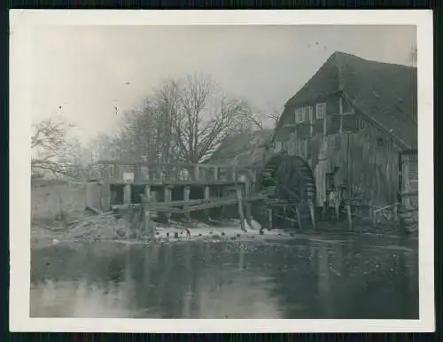 Foto Grande Wasser-Mühle Lauenburg Fluß Bille Rotenbek Kuddewörde Stormarn 1936