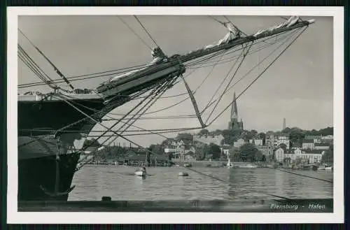 5x Foto und AK Flensburg in Schleswig Holstein, diverse Ansichten um 1940