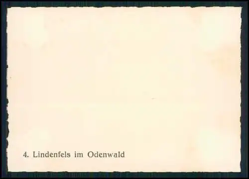 7x Foto Lindenfels im Odenwald diverse Ansichten 1938