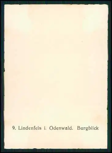 7x Foto Lindenfels im Odenwald diverse Ansichten 1938