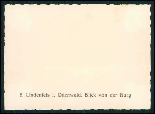 7x Foto Lindenfels im Odenwald diverse Ansichten 1938