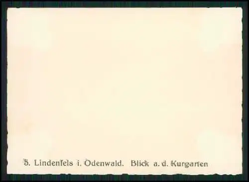 7x Foto Lindenfels im Odenwald diverse Ansichten 1938