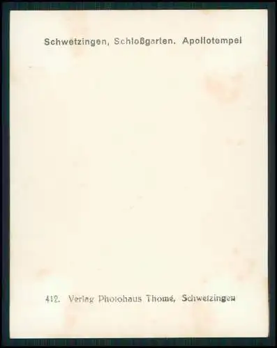 12x Foto Schwetzingen Baden Württemberg, diverse Ansichten 1938