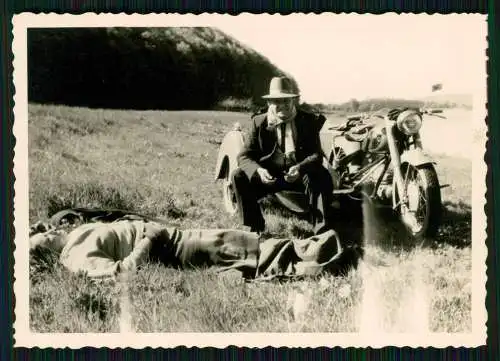 3x Foto Detmold Horn Lippe Motorrad Krad Beiwagen Foto Böllinghaus Detmold