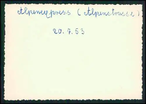 12x Foto unsere Reise mit dem Tannheimer-Alpenexpress Alpenstraße Alpsee 1953