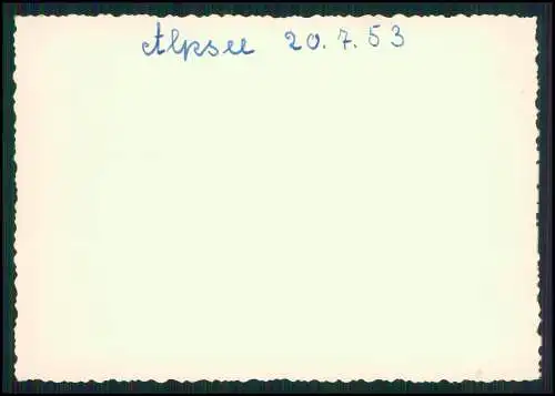 12x Foto unsere Reise mit dem Tannheimer-Alpenexpress Alpenstraße Alpsee 1953