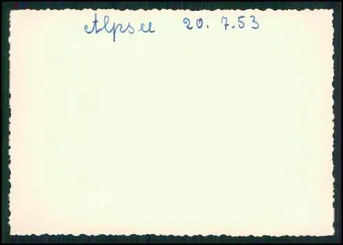 12x Foto unsere Reise mit dem Tannheimer-Alpenexpress Alpenstraße Alpsee 1953