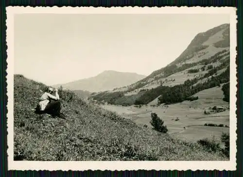 12x Foto unsere Reise mit dem Tannheimer-Alpenexpress Alpenstraße Alpsee 1953