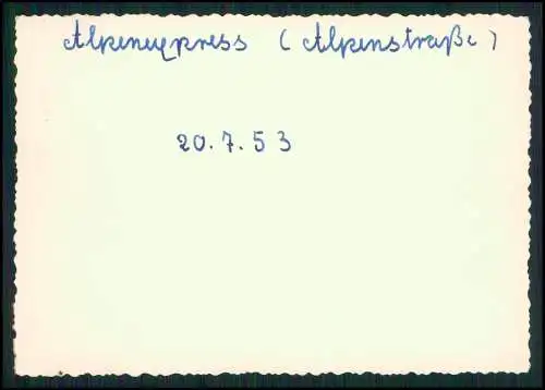 12x Foto unsere Reise mit dem Tannheimer-Alpenexpress Alpenstraße Alpsee 1953