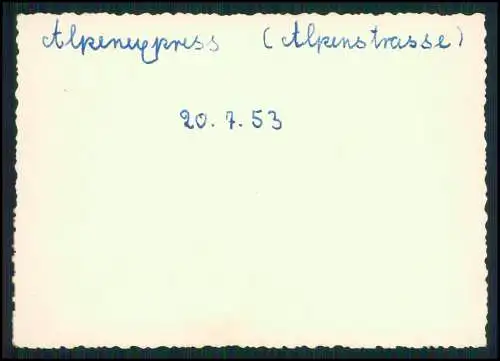 12x Foto unsere Reise mit dem Tannheimer-Alpenexpress Alpenstraße Alpsee 1953