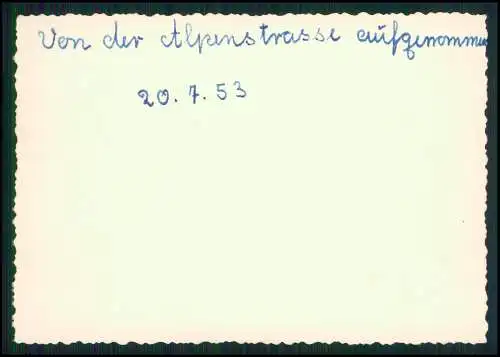 12x Foto unsere Reise mit dem Tannheimer-Alpenexpress Alpenstraße Alpsee 1953