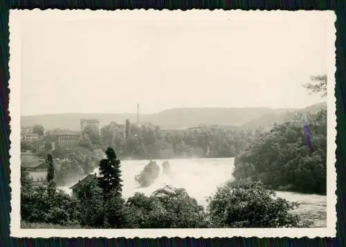 9x Foto Reise zum Rheinfall Kanton Schaffhausen Wasserfall diverse Ansichten