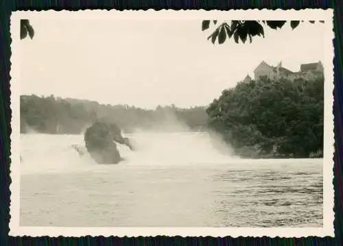 9x Foto Reise zum Rheinfall Kanton Schaffhausen Wasserfall diverse Ansichten