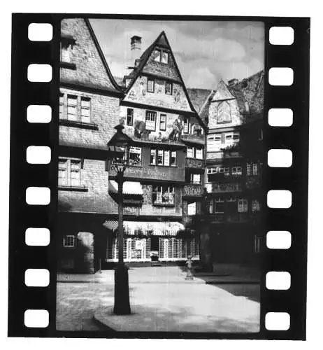 altes Dia - Frankfurt am Main, am Roseneck, Bierbrauerei Binding