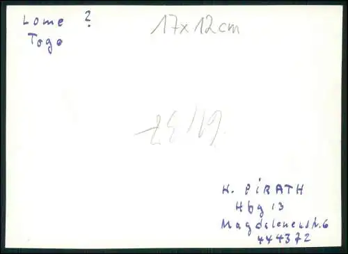 Foto 17x12cm  - Togo Westafrika Lome ? Golf von Guinea Luftbild Fliegeraufnahme