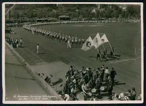 Foto 17x13cm  - 4. Bundes-Turntag Tübingen am Neckar 30. Mai-1. Juni 1930