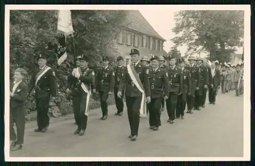 3x Foto AK Unterleiterbach Oberleiterbach Zapfendorf Feuerwehr Fest 1955-60