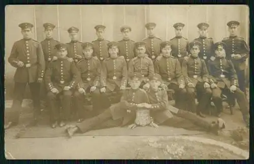 Foto AK 1.WK Rheinisches Infanterie-Regiment Nr. 69 Trier 1915 Feldpost gelaufen